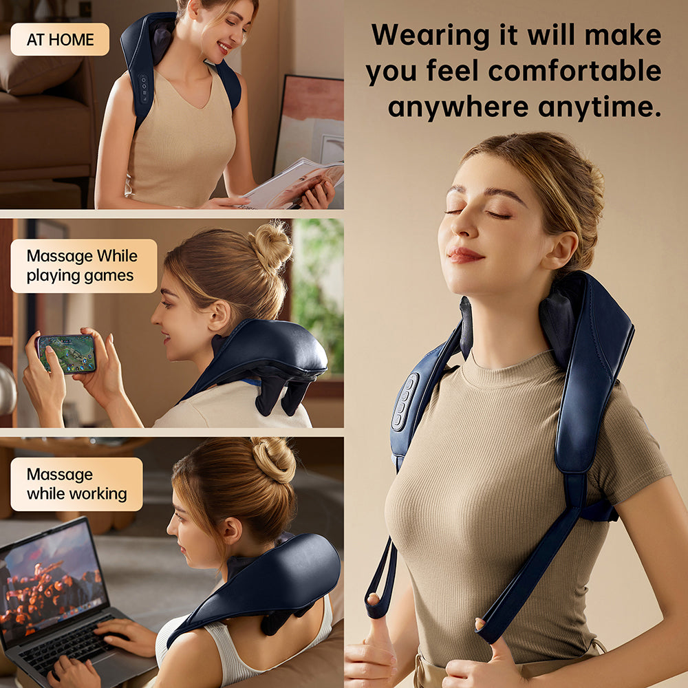 Cordless Shiatsu Neck And Back Massager,